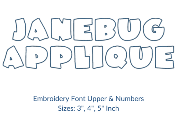 Junebug Applique Fonts Embroidery Design School & Education Embroidery Design By Ankus Designs