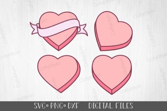 Candy Heart SVG, Conversation Heart SVG Graphic Crafts By CraftyKittyArt