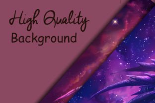 Majestic Purple Space Dragon Background Illustration Fonds d'Écran Par mirazooze 3