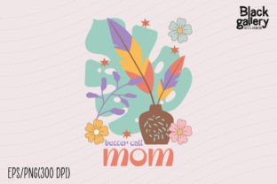 Boho Retro Mother’s Day PNG EPS Bundle Graphic T-shirt Designs By hossenroni 13