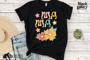 Boho Retro Mother’s Day PNG EPS Bundle Graphic T-shirt Designs By hossenroni 4