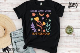 Boho Retro Mother’s Day PNG EPS Bundle Graphic T-shirt Designs By hossenroni 6
