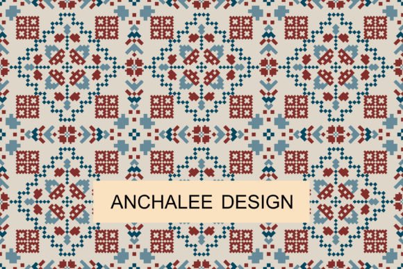 Geometric Ethnic Oriental Seamless Vecto Graphic Patterns By anchalee.thaweeboon