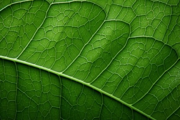 Green Leaf Texture for Nature Background Grafik KI Illustrationen Von Alby No