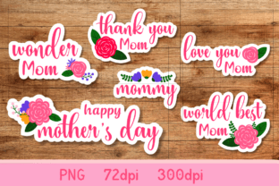 Mother's Day Stickers SVG PNG Grafica Creazioni Di Alina Capricorn 1