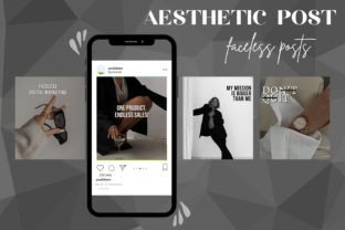 Aesthetic Instagram Post , Faceless Post Graphic Site Templates By Digital Emporium 2