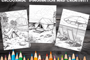 Boho Landscape Coloring Pages for Adults Graphic Coloring Pages & Books Adults By Laxuri Art 7