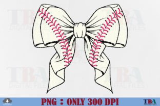 Coquette Baseball PNG Design, Pink Bow Graphic T-shirt Designs By TBA Digital Files 1