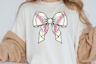 Coquette Baseball PNG Design, Pink Bow Graphic T-shirt Designs By TBA Digital Files 5