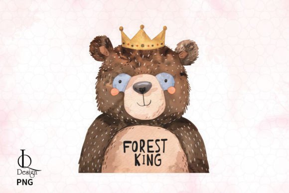 Forest King Sublimation Clipart PNG Graphic Crafts By LQ Design