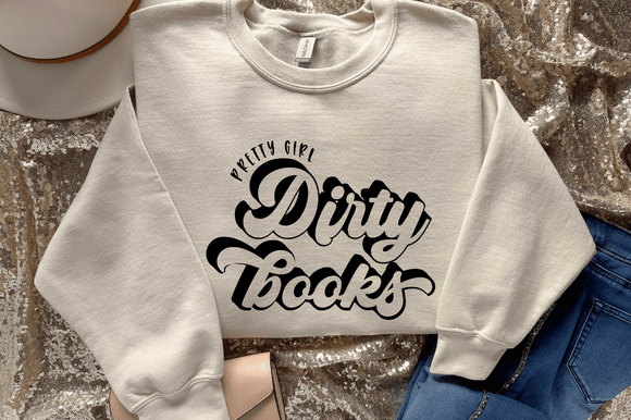 Pretty Girl, Dirty Books SVG Graphic Crafts By imtheone.429