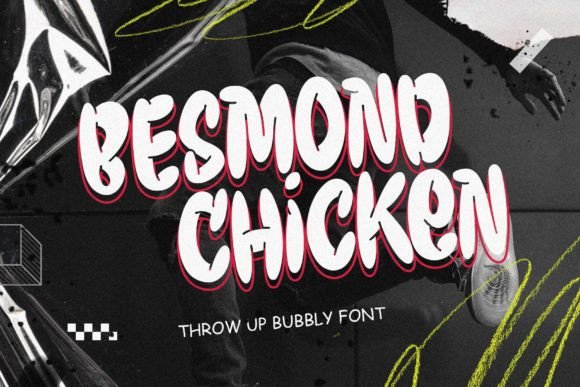 Besmond Chicken Display Font By Arterfak Project