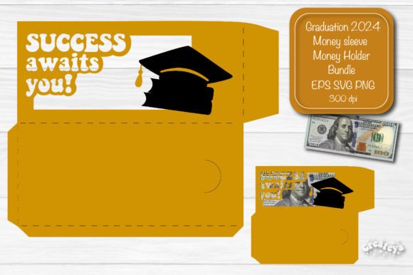 Graduation 2024 Money Holder SVG Gift Graphic Manualidades By Createya Design