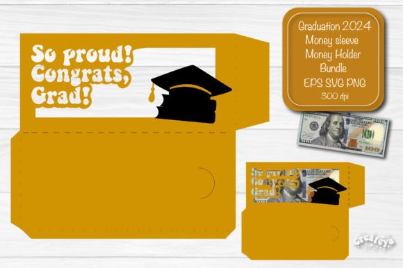 Graduation 2024 Money Holder SVG Gift Graphic Crafts By Createya Design