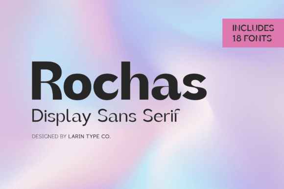 Rochas Sans Serif Font By Pasha Larin
