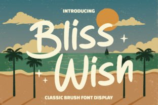 Bliss Wish Script Fonts Font Door zainstudio 1