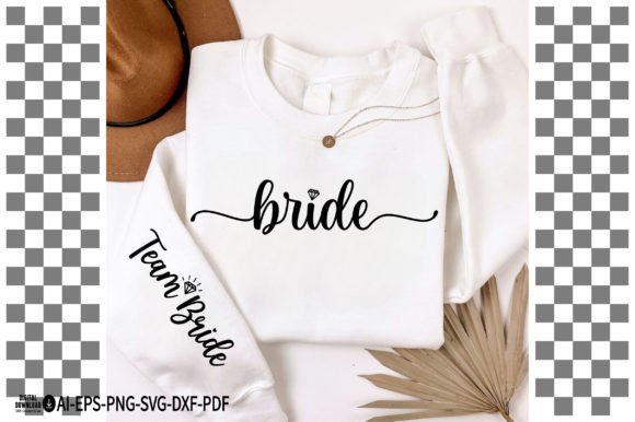 Bride Svg, Team Bride Svg Graphic T-shirt Designs By TheCreativeCraftFiles