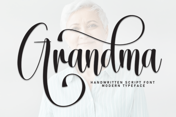 Grandma Fuentes Caligráficas Fuente Por Roronoa zoro.S.P.D