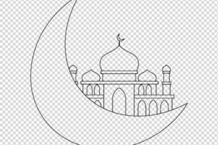 Islamic Mosque Line Art Illustration Illustration Illustrations Imprimables Par PurMoon 4