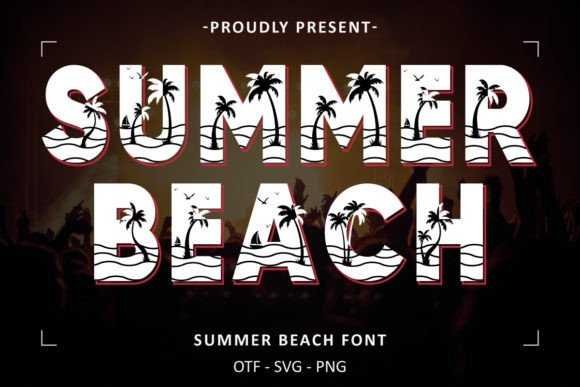Summer Beach Color Fonts Font By Font Craft Studio