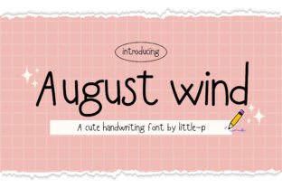 August Wind Script & Handwritten Font By Issie_Studio 1