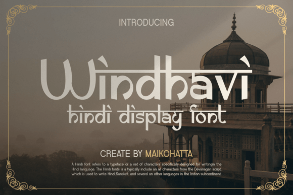 Windhavi Display Font By maikofarazhatta