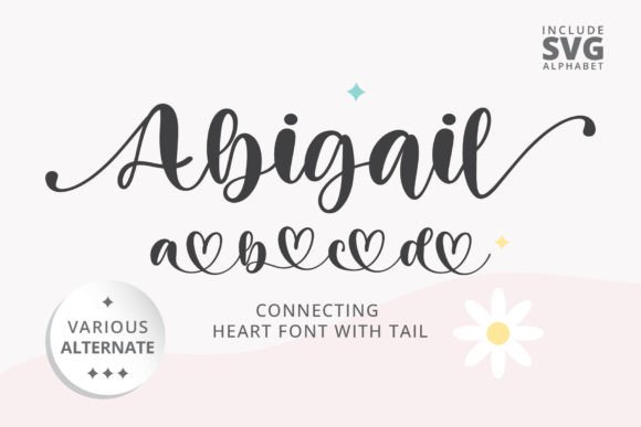 Abigail Display Font By BitongType
