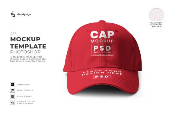Cap Mockup Template Graphic Product Mockups By dendysign
