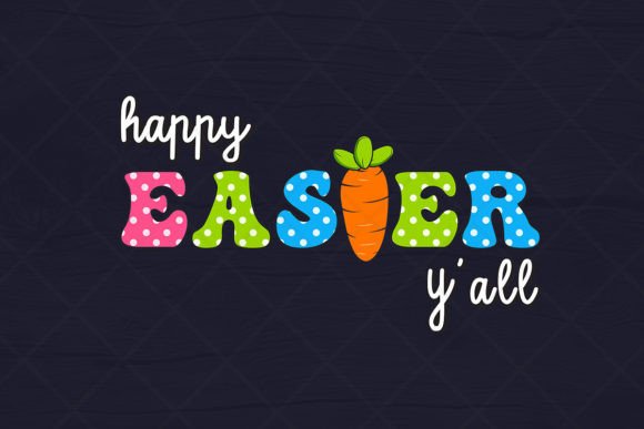 Easter Sublimation, Happy Easter Y'all Graphic 3D SVG By CraftStudio