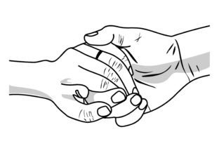 Holding Couple Hands Illustration SVG Gráfico Ilustrações para Impressão Por Md Hossain 3