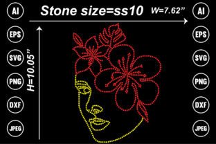 (Flower ) Rhinestone Templates Design Graphic Crafts By TRANSFORM20