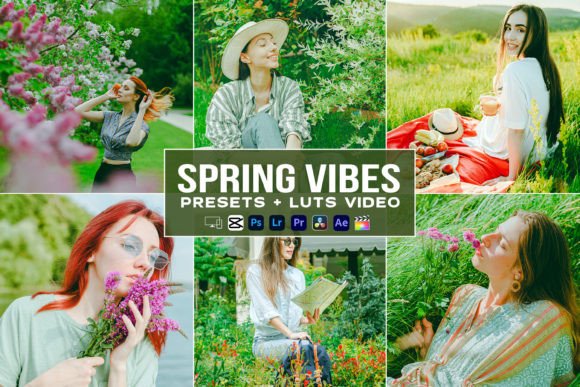 Spring Presets Luts Video Premiere Pro Graphic Add-ons By One-touch