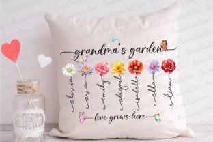 CUSTOM Grandma's Garden Png Graphic Crafts By RaccoonStudioStore 2