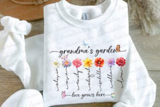 CUSTOM Grandma's Garden Png Graphic Crafts By RaccoonStudioStore 3