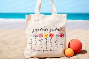 CUSTOM Grandma's Garden Png Graphic Crafts By RaccoonStudioStore 4
