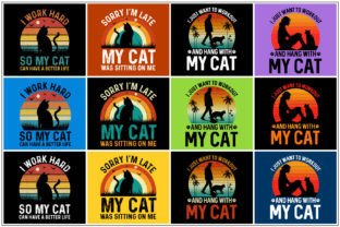 Cat Graphic T-shirt Designs By T-Shirt Design Bundle 1