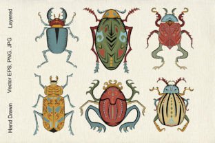 Mystic Bugs Illustration Objets Graphiques de Haute Qualité Par samiramay 3