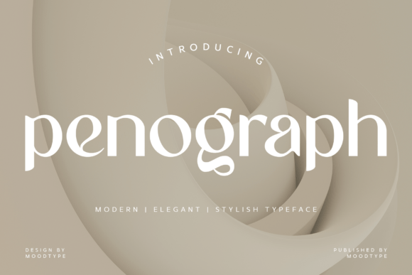 Penograph Sans Serif Font By Moodtype