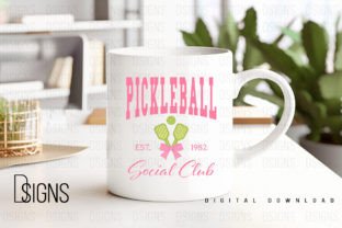Pickleball Coquette Girly Sublimation Graphic T-shirt Designs By DSIGNS 5