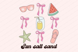 Summer Sun Salt Sand Svg Png Beach Aloha Gráfico Manualidades Por Svg Box 1