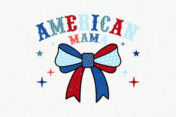American Mama Sublimation PNG Illustration Artisanat Par Craft Artist