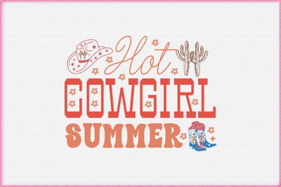 Vintage Western Cowgirl SVG Design Grafik T-shirt Designs Von Rad-Graphic