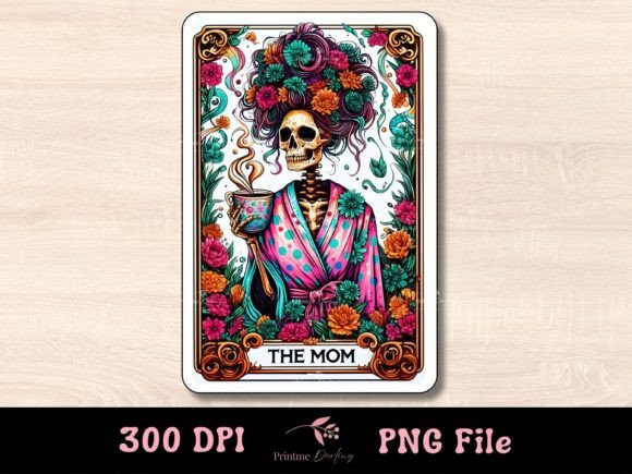 Funny Mom Tarot Card Sublimation Graphic Crafts By Printme Darling
