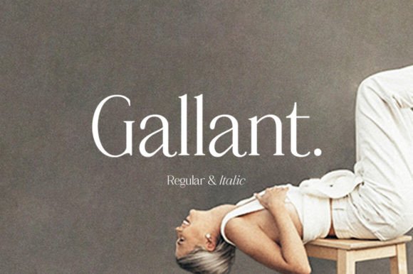 Gallant Serif Font By positivetypefoundry
