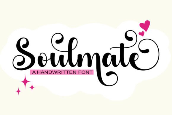 Soulmate Script & Handwritten Font By wahyu studio