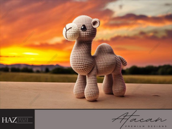 Adorable Crochet Camel Amigurumi Pattern Grafik Häkelmuster Von atacanwoodbox