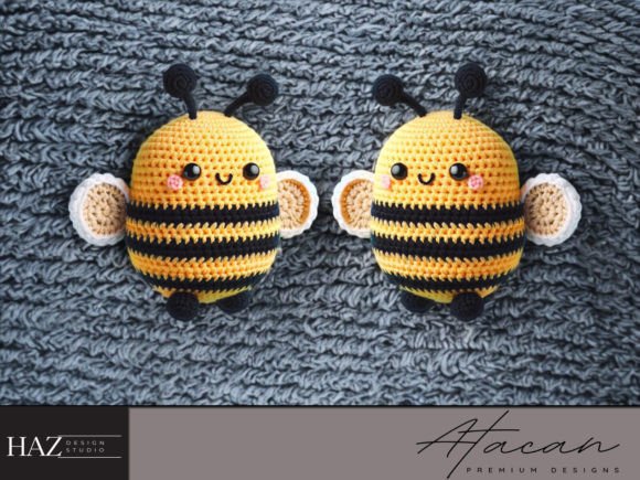 Crochet Bumblebee Amigurumi Toy Pattern Grafik Häkelmuster Von atacanwoodbox
