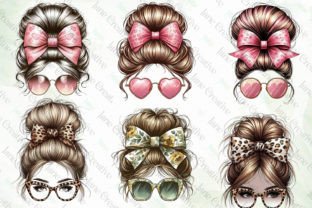 Messy Bun Mom Life Sublimation Clipart Graphic Illustrations By JaneCreative 4