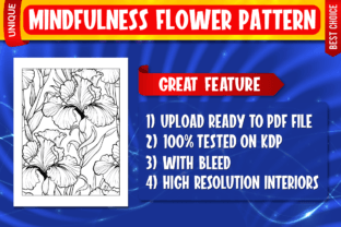 Mindfulness Flower Pattern Coloring Page Graphic Coloring Pages & Books By Geniousify 2