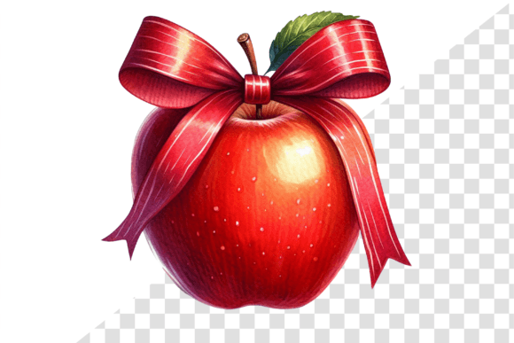 Teacher's Delight: Apple Bliss Clipart Gráfico Ilustraciones Imprimibles Por Design Store